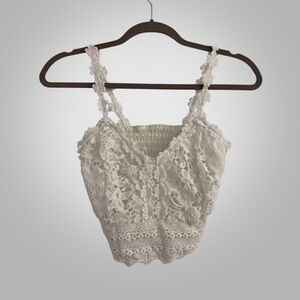 SHEIN White Lace Cami Top